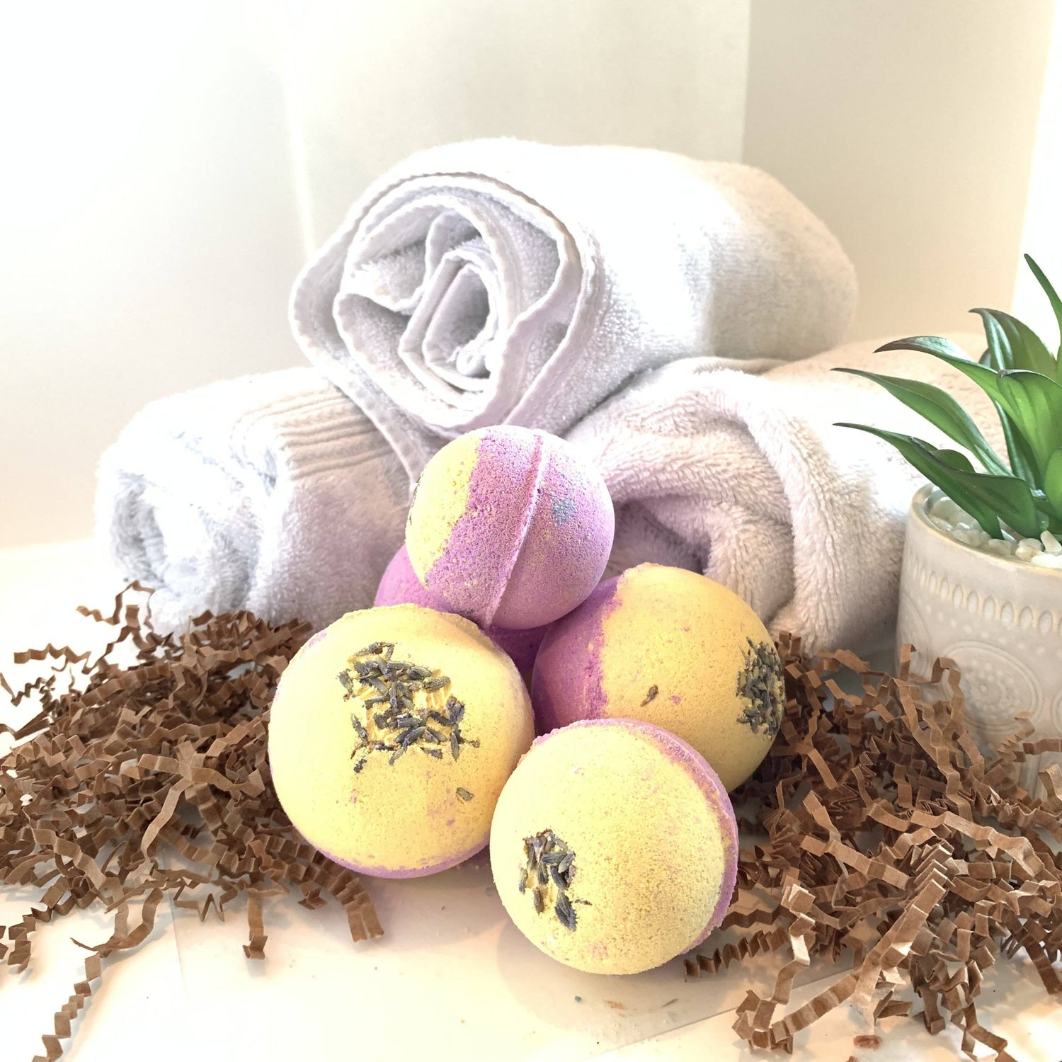 Lavender & Chamomile Bath Bomb - Ktom Designs, Soap-Bath-Body bath bomb