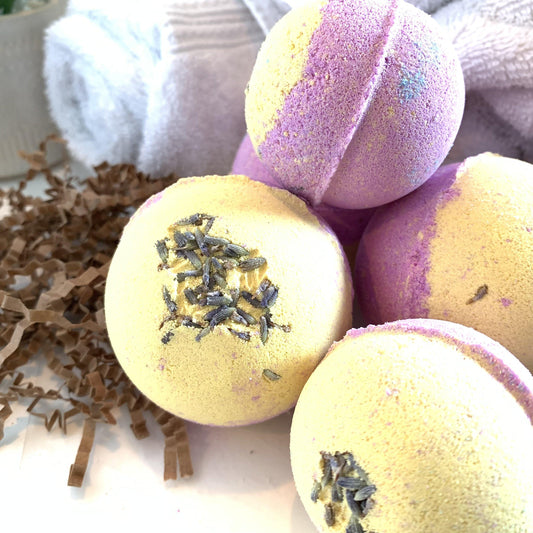 Lavender & Chamomile Bath Bomb - Ktom Designs, Soap-Bath-Body bath bomb