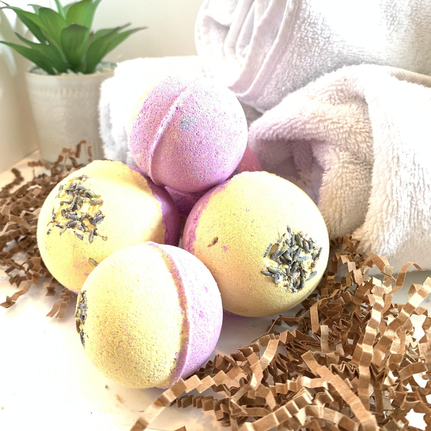 Lavender & Chamomile Bath Bomb - Ktom Designs, Soap-Bath-Body bath bomb