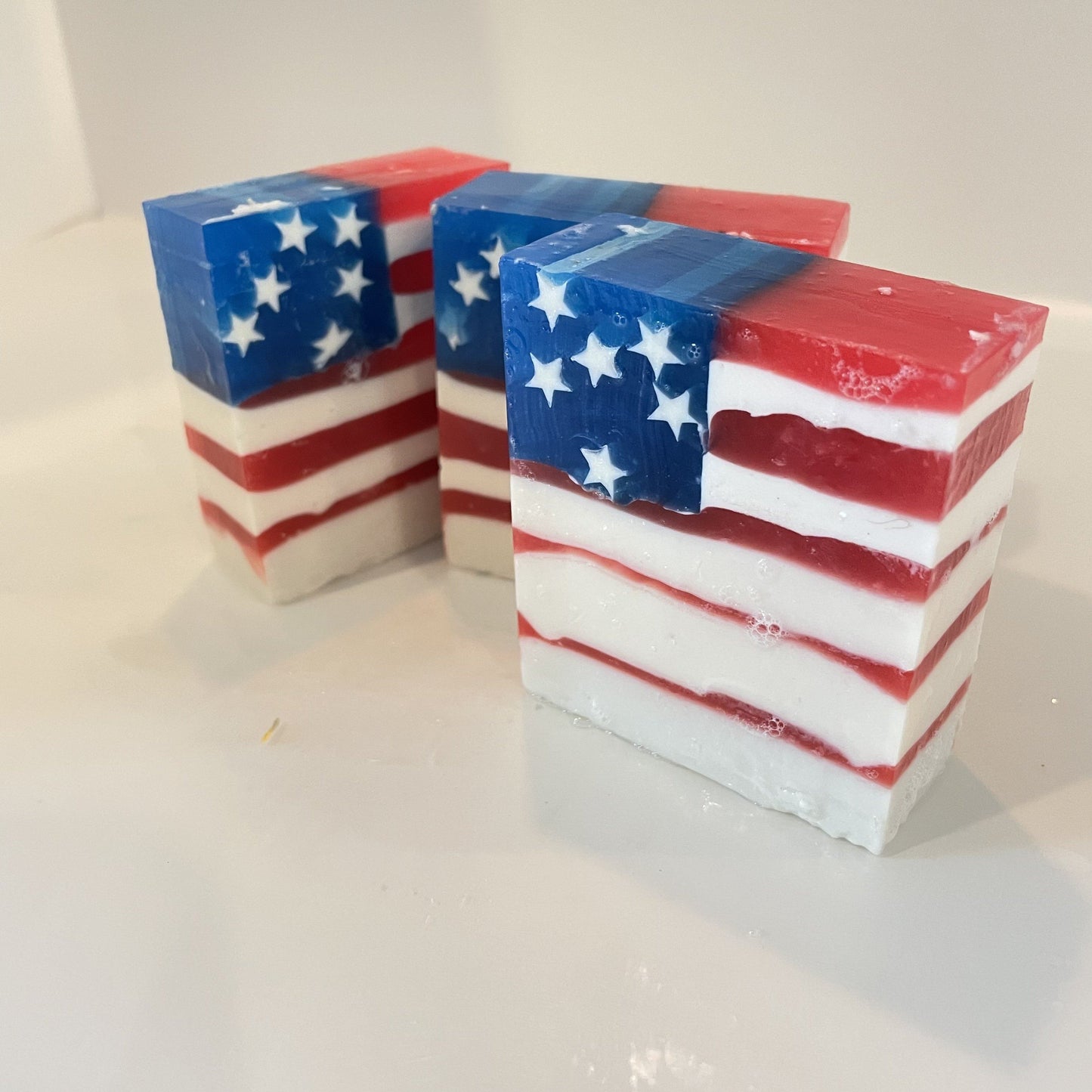 USA Flag Body Soap - Ktom Designs, Soap-Bath-Body soap